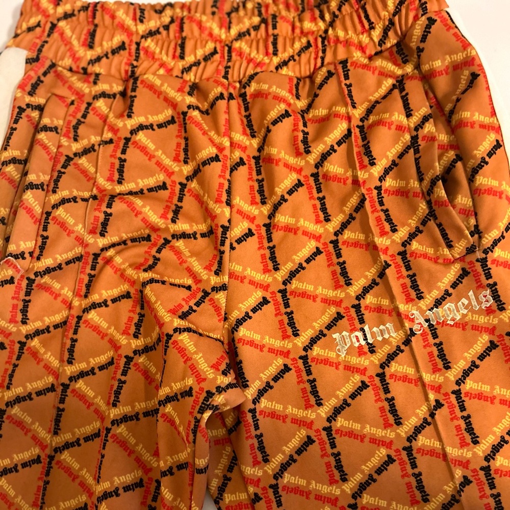 Palm Angels Multicolor Logo Patterned Shorts